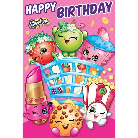 Happy Birthday Shopkins Door Hanger Birthday Card £2.35
